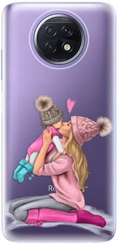 iSaprio Kissing Mom – Blond and Girl na Xiaomi Redmi Note 9T - Kryt na mobil - Hlavný obrázok