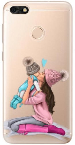 iSaprio Kissing Mom - Brunette and Boy for Huawei P9 Lite Mini - Phone Cover - Main image
