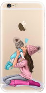 iSaprio Kissing Mom - Brunette and Boy for iPhone 6/ 6S - Phone Cover