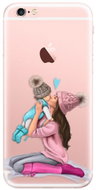 iSaprio Kissing Mom - Brunette and Boy for iPhone 6 Plus - Phone Cover