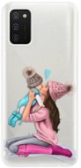 iSaprio Kissing Mom - Brunette and Boy for Samsung Galaxy A02s - Phone Cover