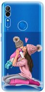 iSaprio Kissing Mom – Brunette and Girl na Huawei P Smart Z - Kryt na mobil