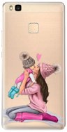 iSaprio Kissing Mom - Brunette and Girl for Huawei P9 Lite - Phone Cover