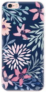 iSaprio Leaves on Blue for iPhone 6 Plus - Phone Cover