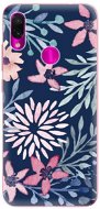 iSaprio Leaves on Blue for Xiaomi Redmi Note 7 - Phone Cover