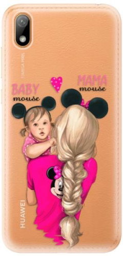 iSaprio Mama Mouse Blond and Girl for Huawei Y5 2019 - Phone Cover - Main image