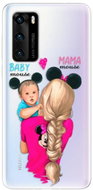 iSaprio Mama Mouse Blonde and Boy for Huawei P40 - Phone Cover