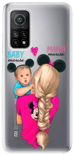 iSaprio Mama Mouse Blonde and Boy for Xiaomi Mi 10T/Mi 10T Pro - Phone Cover - Main image