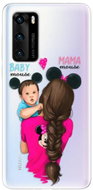 iSaprio Mama Mouse Brunette and Boy for Huawei P40 - Phone Cover