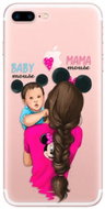 iSaprio Mama Mouse Brunette and Boy for iPhone 7 Plus / 8 Plus - Phone Cover