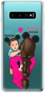 iSaprio Mama Mouse Brunette and Boy für Samsung Galaxy S10 - Handyhülle