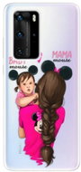iSaprio Mama Mouse Brunette and Girl for Huawei P40 Pro - Phone Cover
