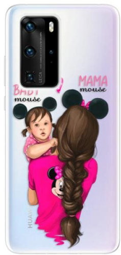 iSaprio Mama Mouse Brunette and Girl for Huawei P40 Pro - Phone Cover - Main image