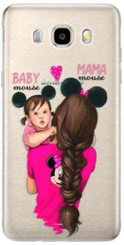 iSaprio Mama Mouse Brunette and Girl for Samsung Galaxy J5 (2016) - Phone Cover - Main image
