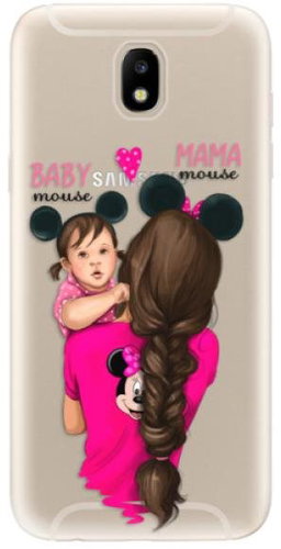 iSaprio Mama Mouse Brunette and Girl for Samsung Galaxy J5 (2017) - Phone Cover - Main image