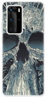 iSaprio Abstract Skull for Huawei P40 Pro - Phone Cover