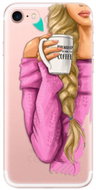 iSaprio My Coffee and Blond Girl for iPhone 7/ 8/ SE 2020/ SE 2022 - Phone Cover