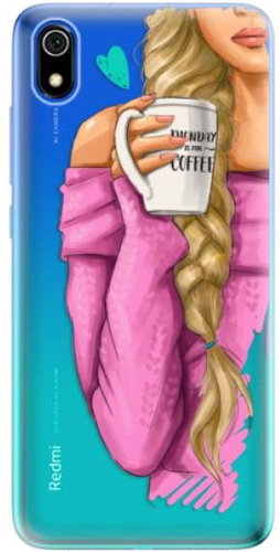 iSaprio My Coffee and Blond Girl for Xiaomi Redmi 7A - Phone Cover - Main image