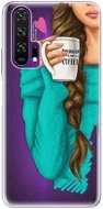 iSaprio My Coffe and Brunette Girl for Honor 20 Pro - Phone Cover