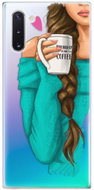 iSaprio My Coffee and Brunette Girl for Samsung Galaxy Note 10 - Phone Cover