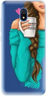 iSaprio My Coffe and Brunette Girl for Xiaomi Redmi 8A - Phone Cover