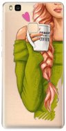 iSaprio My Coffee and Redhead Girl for Huawei P9 Lite - Phone Cover