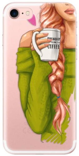 iSaprio My Coffee and Redhead Girl for iPhone 7/ 8/ SE 2020/ SE 2022 - Phone Cover - Main image