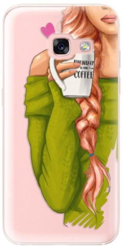 iSaprio My Coffee and Redhead Girl for Samsung Galaxy A3 2017 - Phone Cover - Main image