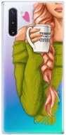iSaprio My Coffee and Redhead Girl for Samsung Galaxy Note 10 - Phone Cover