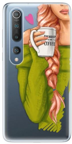 iSaprio My Coffe and Redhead Girl na Xiaomi Mi 10 / Mi 10 Pro - Kryt na mobil - Hlavný obrázok