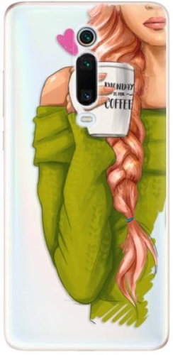 iSaprio My Coffee and Redhead Girl for Xiaomi Mi 9T Pro - Phone Cover - Main image