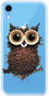 Phone Cover iSaprio Owl And Coffee for iPhone Xr - Kryt na mobil