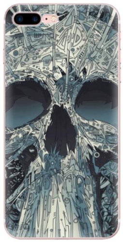 iSaprio Abstract Skull for iPhone 7 Plus / 8 Plus - Phone Cover - Main image