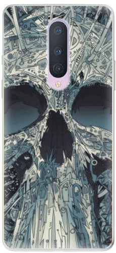 iSaprio Abstract Skull for OnePlus 8 - Phone Cover - Main image