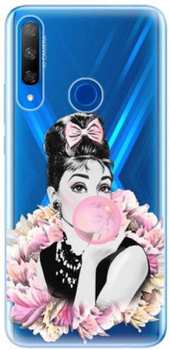 iSaprio Pink Bubble for Honor 9X - Phone Cover - Main image
