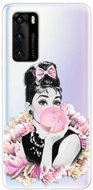 iSaprio Pink Bubble for Huawei P40 - Phone Cover