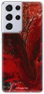 iSaprio RedMarble 17 for Samsung Galaxy S21 Ultra - Phone Cover