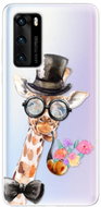 iSaprio Sir Giraffe for Huawei P40 - Phone Cover