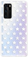 iSaprio Stars Pattern - White for Huawei P40 - Phone Cover