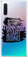 iSaprio Start Doing - Black for Samsung Galaxy Note 10 - Phone Cover
