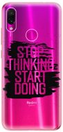 iSaprio Start Doing - Black for Xiaomi Redmi Note 7 - Phone Cover
