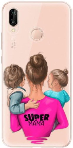iSaprio Super Mama - Boy and Girl for Huawei P20 Lite - Phone Cover - Main image