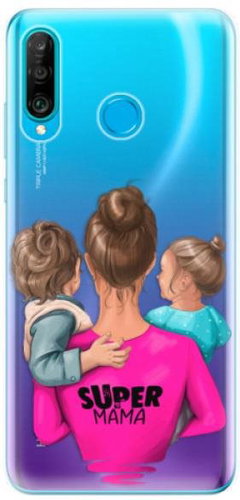 iSaprio Super Mama - Boy and Girl for Huawei P30 Lite - Phone Cover - Main image