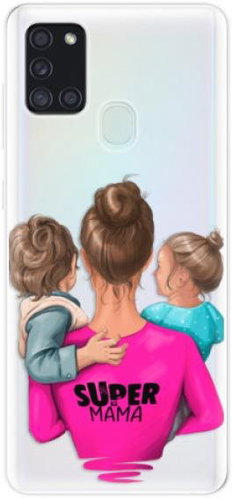 iSaprio Super Mama - Boy and Girl for Samsung Galaxy A21s - Phone Cover - Main image