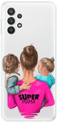 iSaprio Super Mama - Boy and Girl for Samsung Galaxy A32 5G - Phone Cover - Main image
