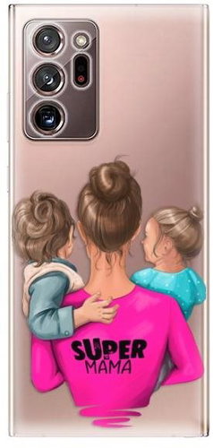 iSaprio Super Mama - Boy and Girl for Samsung Galaxy Note 20 Ultra - Phone Cover - Main image