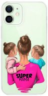 iSaprio Super Mama - Two Girls for iPhone 12 - Phone Cover