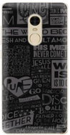iSaprio Text 01 for Xiaomi Redmi Note 4 - Phone Cover