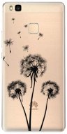 iSaprio Three Dandelions - Black for Huawei P9 Lite - Phone Cover