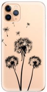 iSaprio Three Dandelions - Black for iPhone 11 Pro Max - Phone Cover